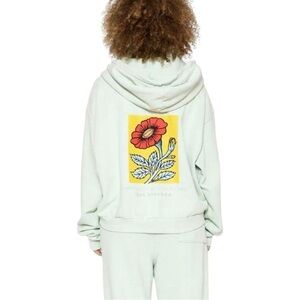 Rare BOYS LIE GET BLOCKED MINT GREEN Sweatshirt Graphic Oversized HOODIE OS